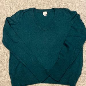 Gently worn- a new day XS green sweater
